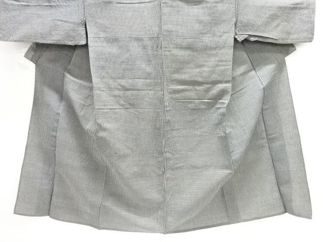  アンティーク　格子織り出し琉装(材料)